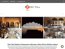 Tablet Screenshot of kgtiles.com